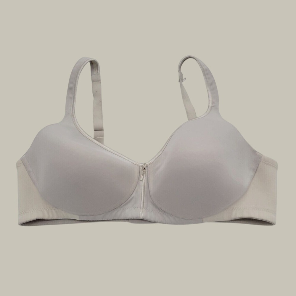 Vanity Fair Wirefree Full Coverage T-Shirt Bra Minimalist Comfort Beige 38C